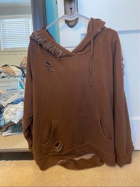 Lauriebelles Boutique/Chelsea Deboer Distressed Hoodie